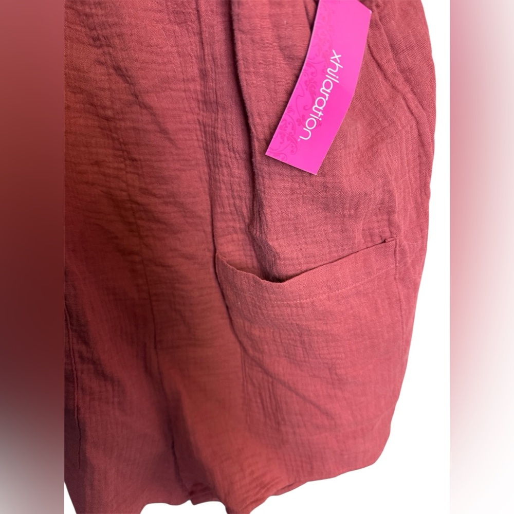 NWT Xhilaration Brick Red Romper - Picture 5 of 7